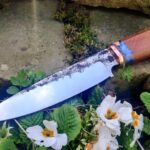 Hand Forged Kitchen Knife — Recycled Steel #2