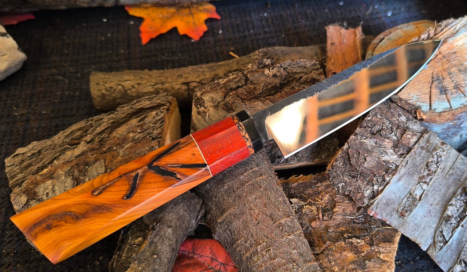 Hand Forged Kitchen Utility Knife (#76) - Image 4