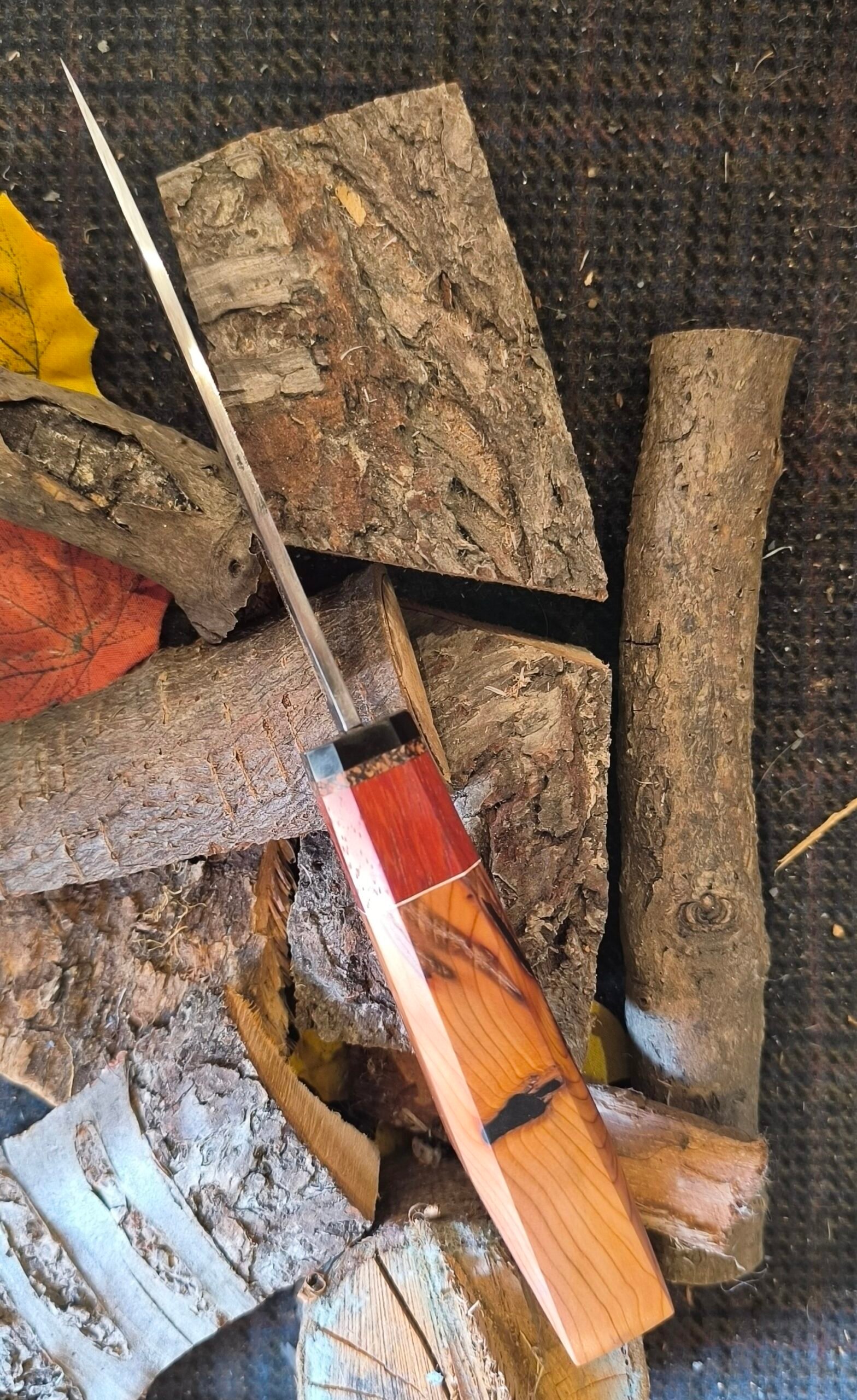 Hand Forged Kitchen Utility Knife (#76) - Image 5
