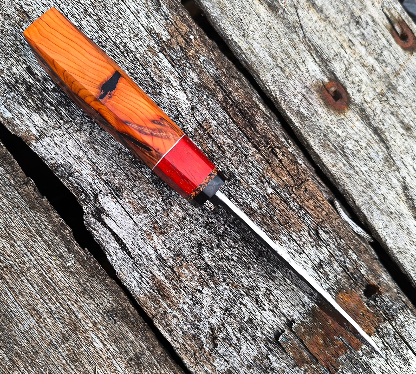 Hand Forged Kitchen Utility Knife (#76) - Image 3