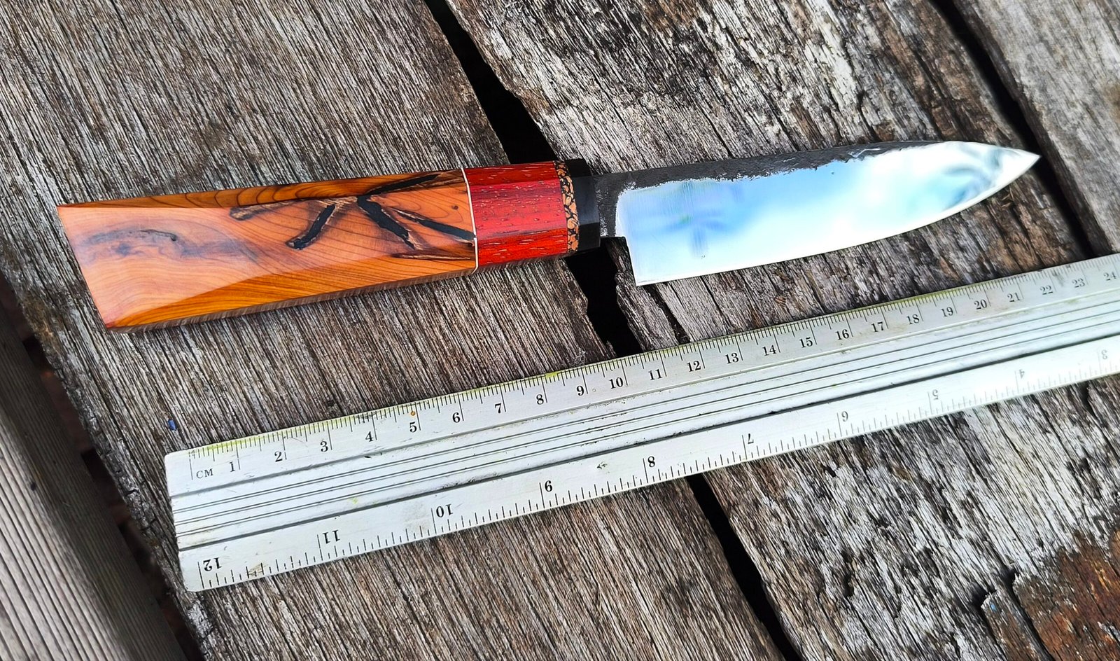 Hand Forged Kitchen Utility Knife (#76) - Image 6