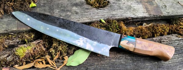 Custom Hand Forged Chef Knife - Image 30