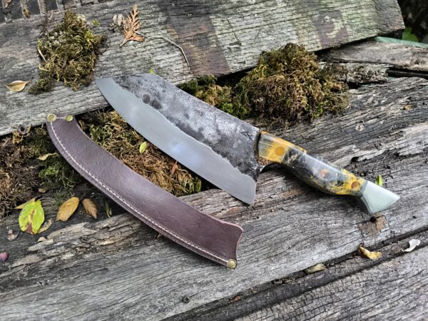 Custom Hand Forged Chef Knife - Image 31