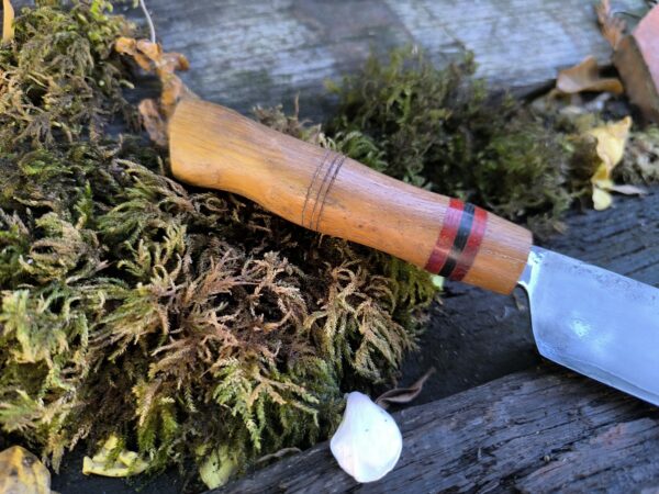 Hand Forged San Mai Kitchen Knife—6 inch Western Style Chef Knife (#42) - Image 3