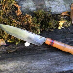 Hand Forged San Mai Kitchen Knife—6 inch Western Style Chef Knife (#42)