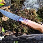 Hand Forged Damascus Steel Pairing Knife (#43)