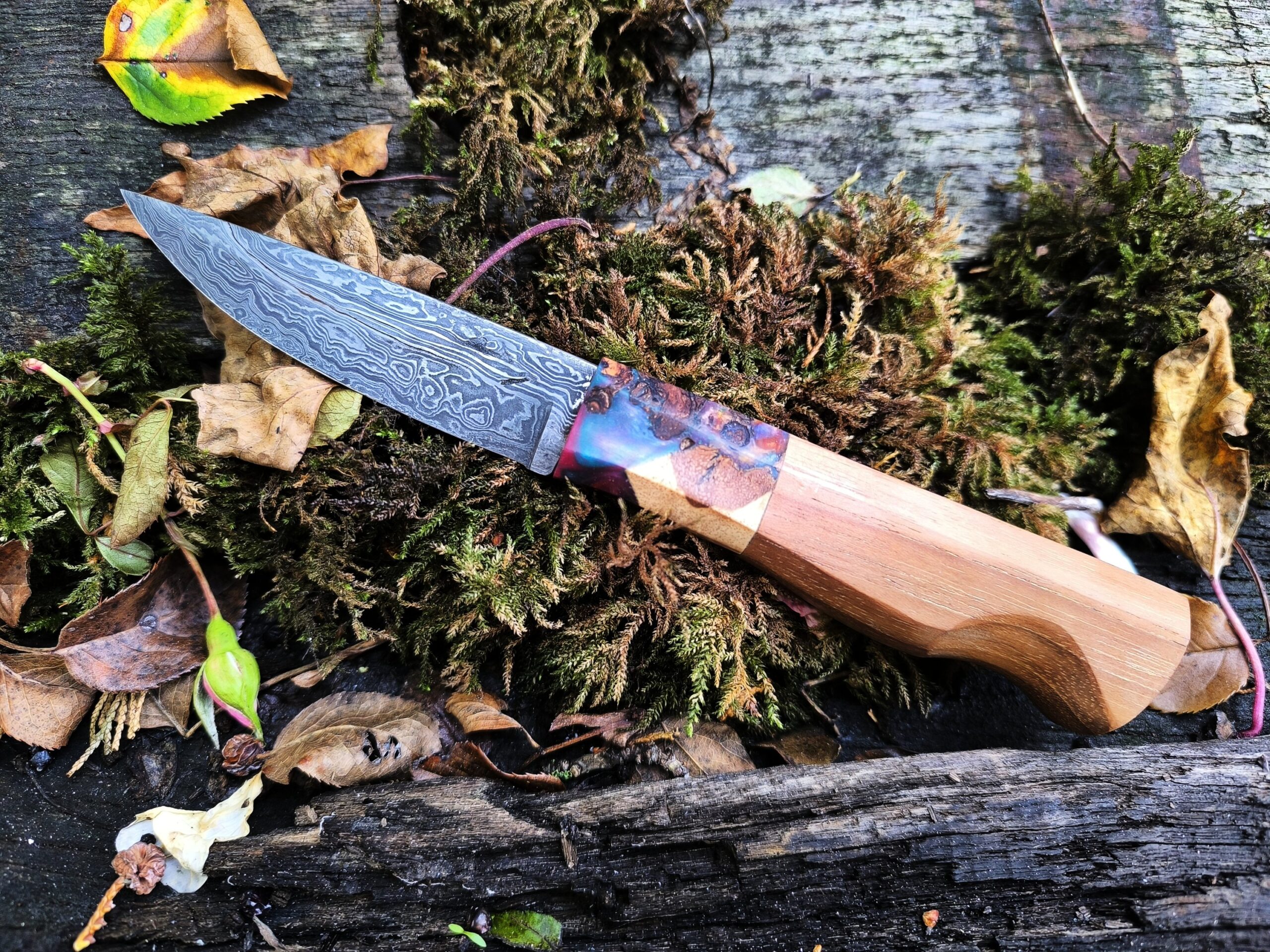 Hand Forged Damascus Steel Pairing Knife (#43)