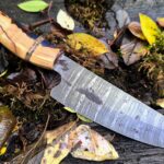 Hand Forged Damascus Steel Bunka Knife — 150mm Blade (#56)