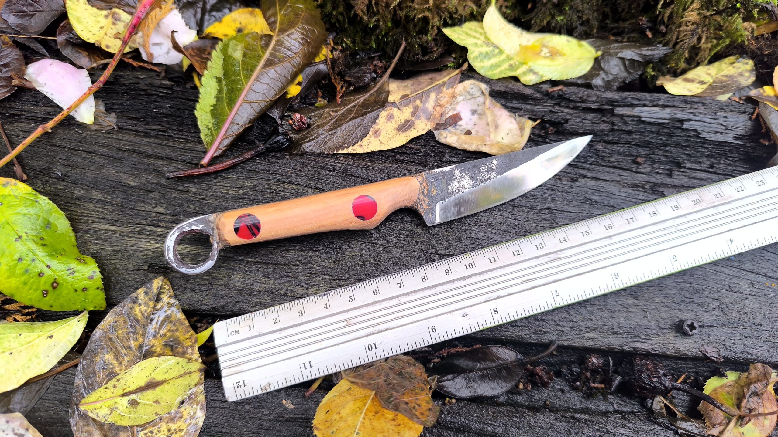 Hand Forged Stainless Steel Belt Knife (#60) - Image 4