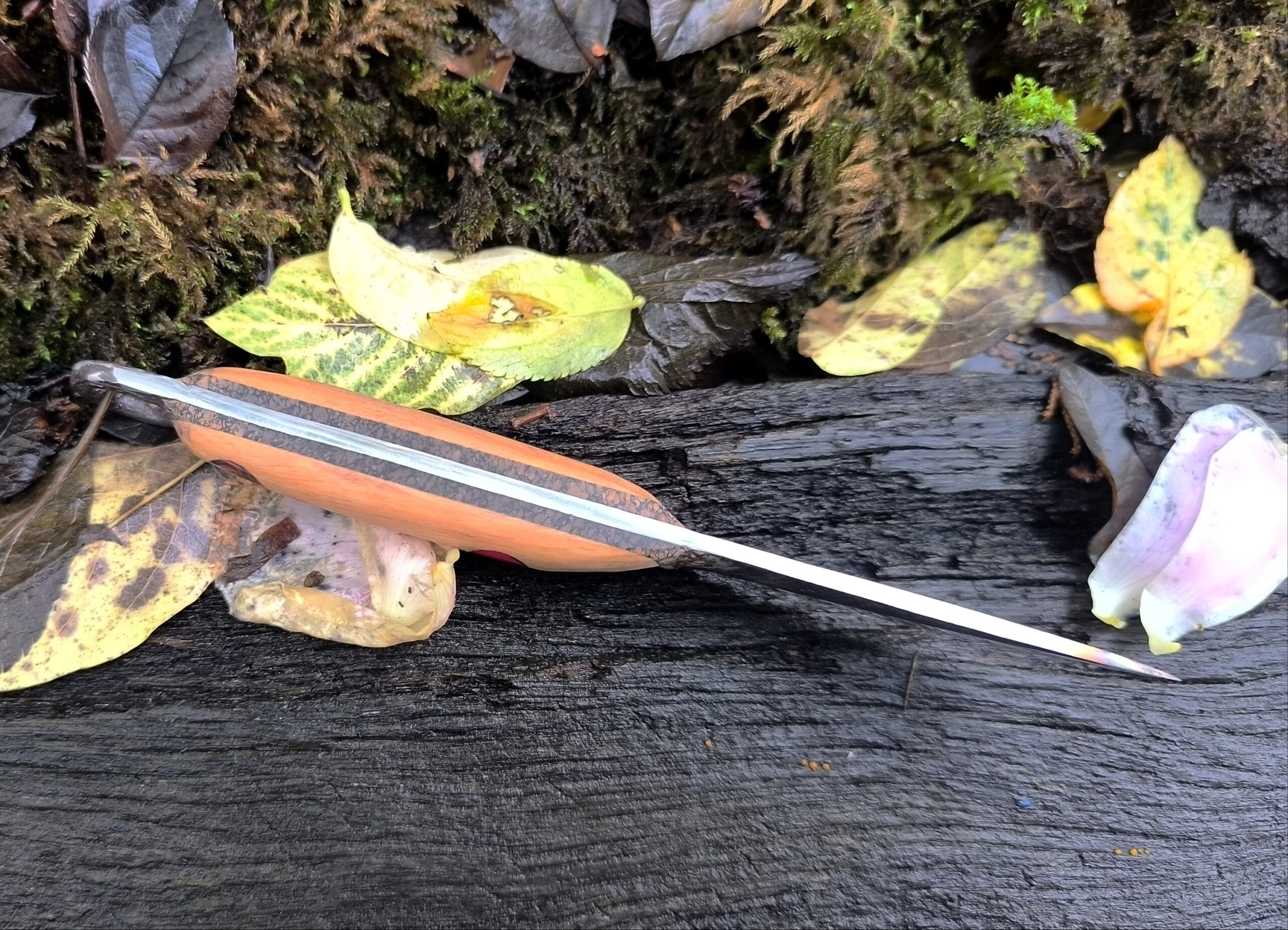 Hand Forged Stainless Steel Belt Knife (#60) - Image 3