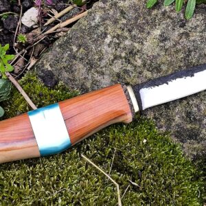 Bushcraft Knife #68—Hand Forged–1084 High Carbon Steel