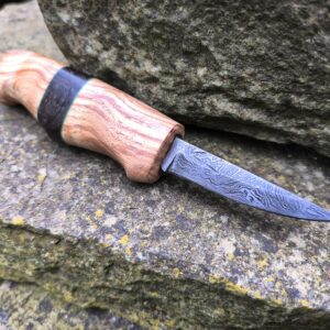 Damascus Steel Sloyd Knife (#67)