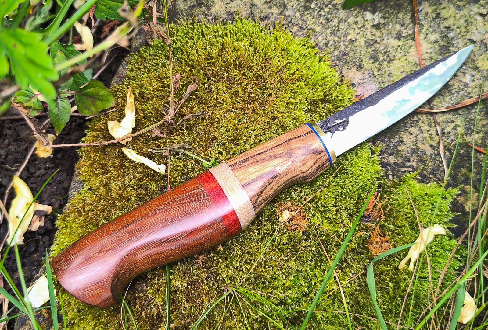 Lauri style bushcraft knife (#71) — Hand Forged – 1070 Steel