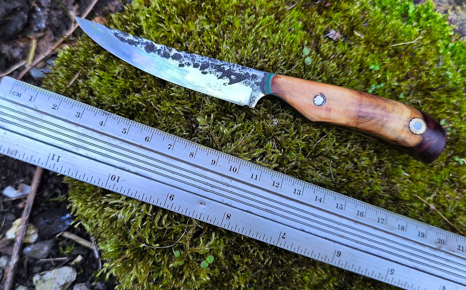 Full Tang Sloyd Knife (#78) — Hand Forged 26c3 Steel - Image 3