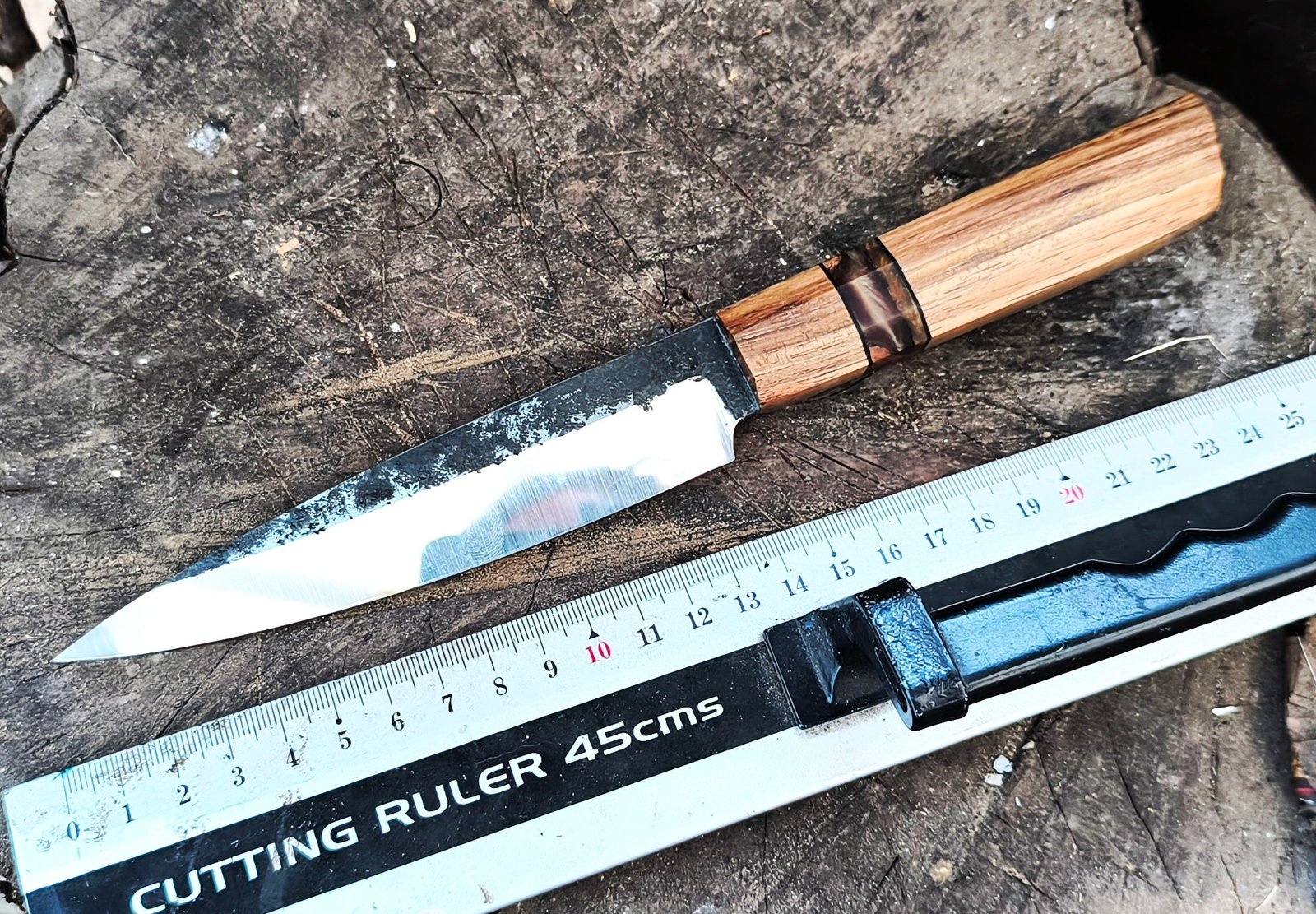 Hand Forged Kitchen Utility Knife (#79) - Image 3