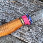 Damascus Steel Pairing Knife - Hand Forged (#82)