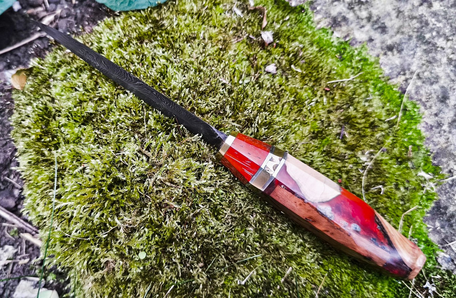 Hand Forged Damascus Steel Pairing Knife (#84) - Image 6